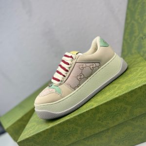 Gucci mới Screener series cặp vợ chồng mập mập giày bánh mì giày bẩn nhỏ mập ding