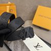 Louis Vuitton chiều rộng 40mm nguyên bản đúc nút thép