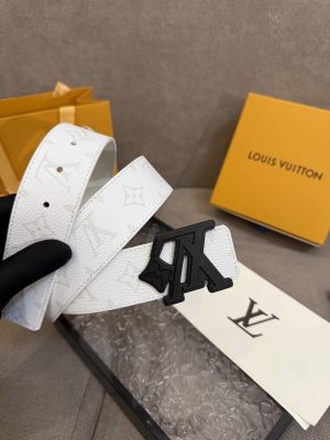 Louis Vuitton chiều rộng 40mm nguyên bản đúc nút thép