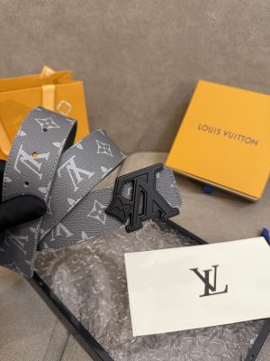 Louis Vuitton chiều rộng 40mm nguyên bản đúc nút thép