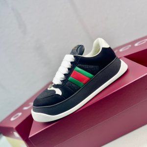 Gucci mới Screener series cặp vợ chồng mập mập giày bánh mì giày bẩn nhỏ mập ding