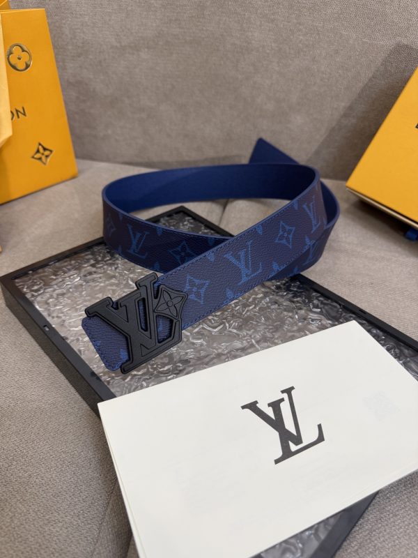 Louis Vuitton chiều rộng 40mm nguyên bản đúc nút thép