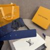 Louis Vuitton chiều rộng 40mm nguyên bản đúc nút thép
