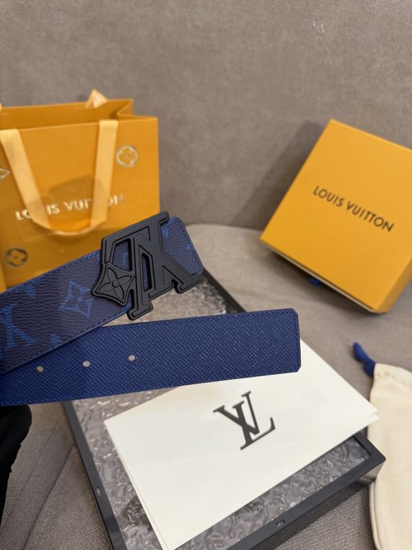 Louis Vuitton chiều rộng 40mm nguyên bản đúc nút thép
