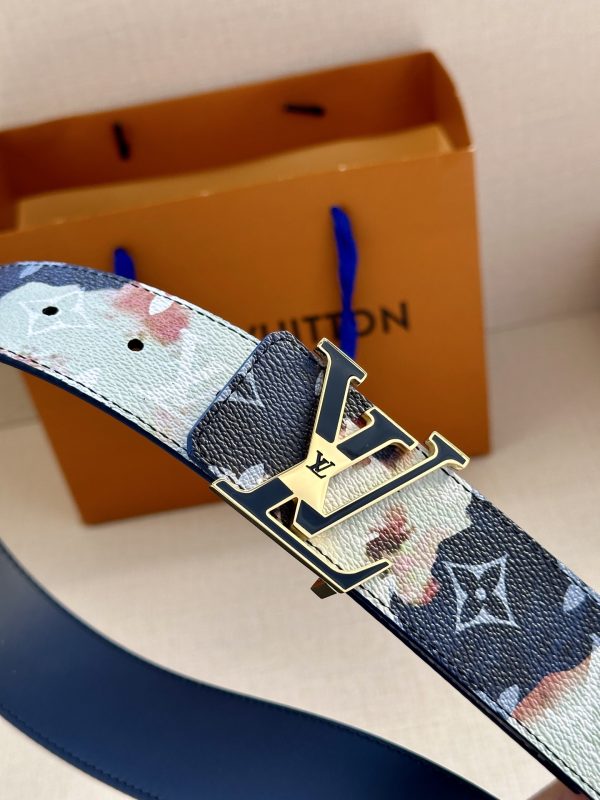 Louis Vuitton chiều rộng 40mm nguyên bản đúc nút thép