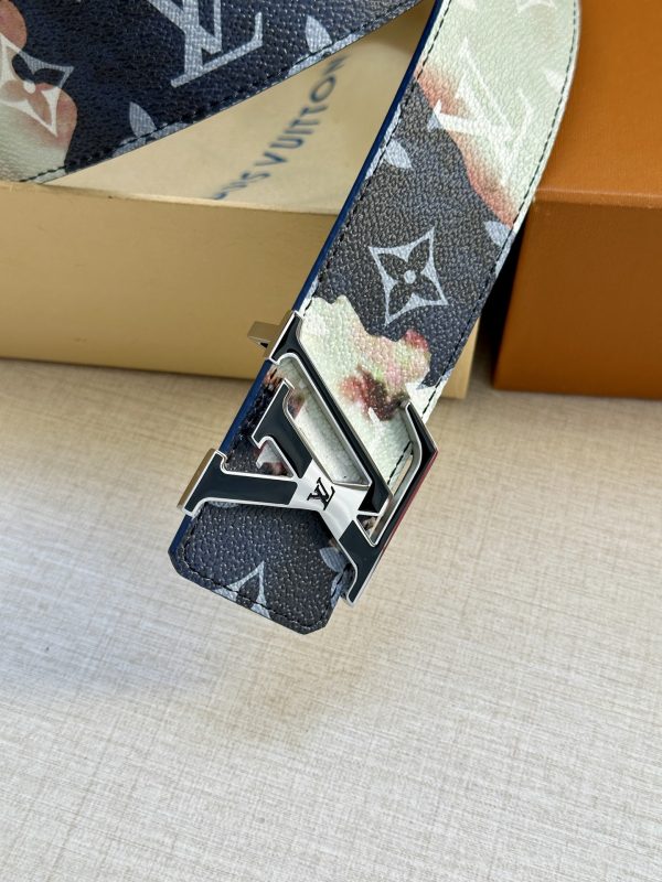 Louis Vuitton chiều rộng 40mm nguyên bản đúc nút thép