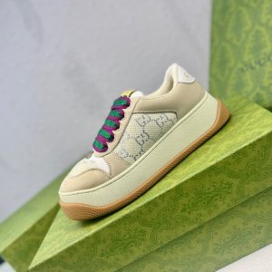 Gucci mới Screener series cặp vợ chồng mập mập giày bánh mì giày bẩn nhỏ mập ding