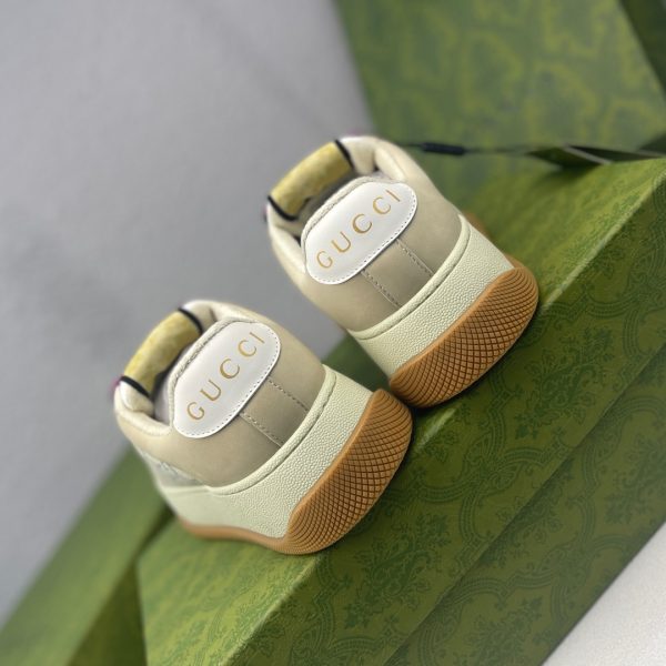 Gucci mới Screener series cặp vợ chồng mập mập giày bánh mì giày bẩn nhỏ mập ding