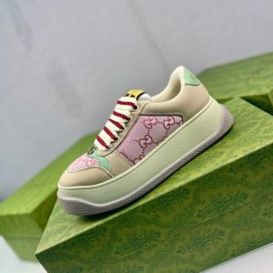 Gucci mới Screener series cặp vợ chồng mập mập giày bánh mì giày bẩn nhỏ mập ding