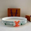 Louis Vuitton chiều rộng 40mm nguyên bản đúc nút thép