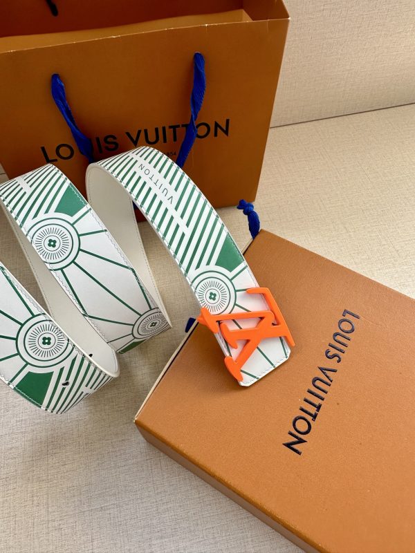 Louis Vuitton chiều rộng 40mm nguyên bản đúc nút thép