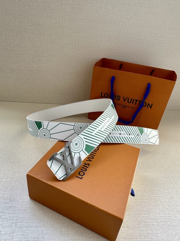 Louis Vuitton chiều rộng 40mm nguyên bản đúc nút thép