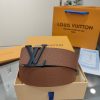 Louis Vuitton chiều rộng 40mm nguyên bản đúc nút thép