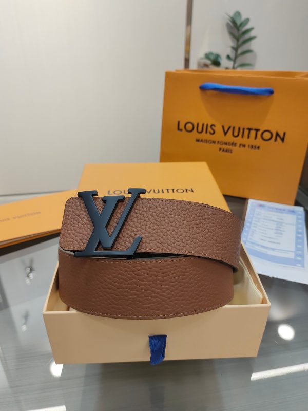 Louis Vuitton chiều rộng 40mm nguyên bản đúc nút thép