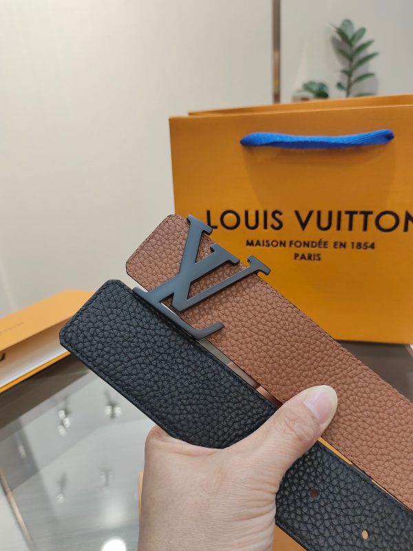 Louis Vuitton chiều rộng 40mm nguyên bản đúc nút thép