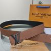 Louis Vuitton chiều rộng 40mm nguyên bản đúc nút thép
