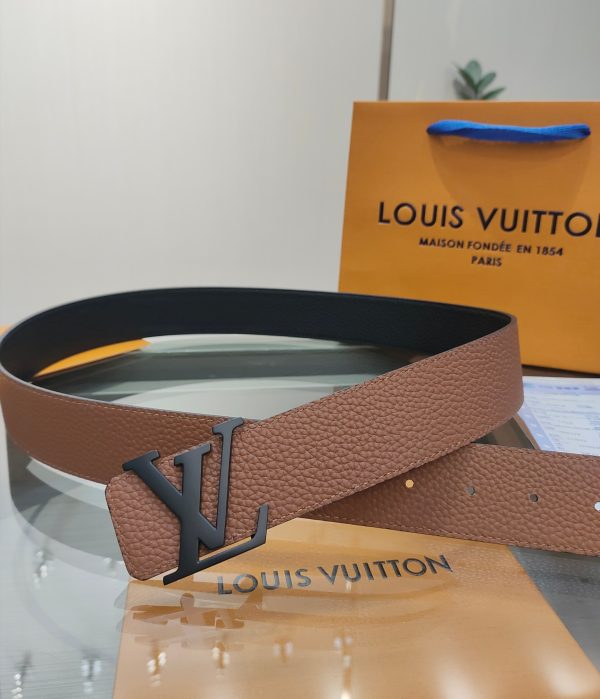 Louis Vuitton chiều rộng 40mm nguyên bản đúc nút thép