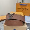 Louis Vuitton chiều rộng 40mm nguyên bản đúc nút thép