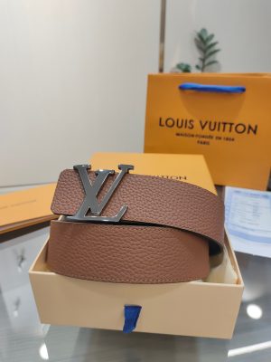 Louis Vuitton chiều rộng 40mm nguyên bản đúc nút thép