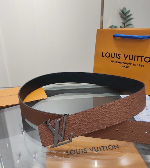 Louis Vuitton chiều rộng 40mm nguyên bản đúc nút thép