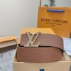Louis Vuitton chiều rộng 40mm nguyên bản đúc nút thép