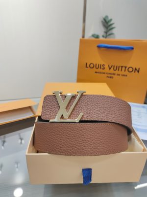 Louis Vuitton chiều rộng 40mm nguyên bản đúc nút thép