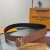 Louis Vuitton chiều rộng 40mm nguyên bản đúc nút thép
