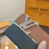 Louis Vuitton chiều rộng 40mm nguyên bản đúc nút thép