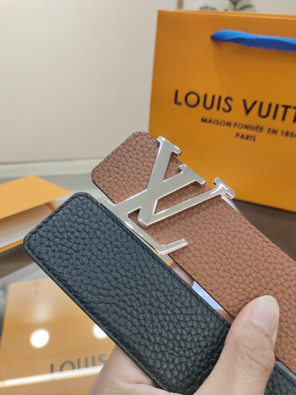 Louis Vuitton chiều rộng 40mm nguyên bản đúc nút thép
