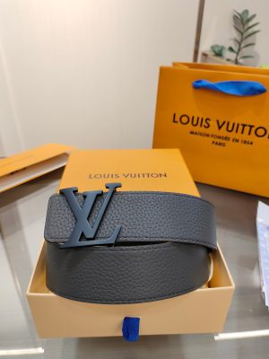 Louis Vuitton chiều rộng 40mm nguyên bản đúc nút thép