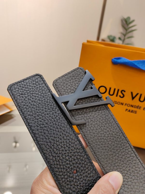 Louis Vuitton chiều rộng 40mm nguyên bản đúc nút thép