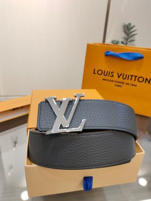 Louis Vuitton chiều rộng 40mm nguyên bản đúc nút thép
