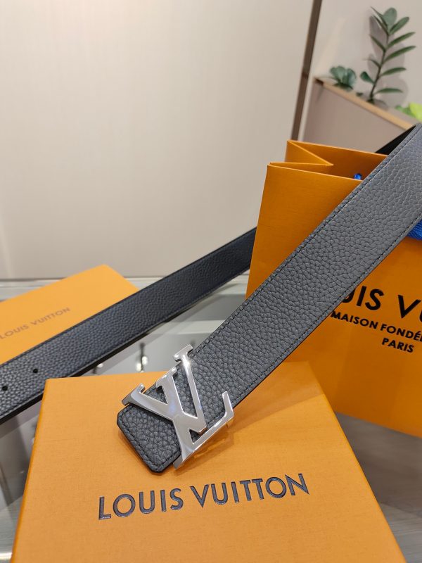 Louis Vuitton chiều rộng 40mm nguyên bản đúc nút thép