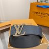 Louis Vuitton chiều rộng 40mm nguyên bản đúc nút thép