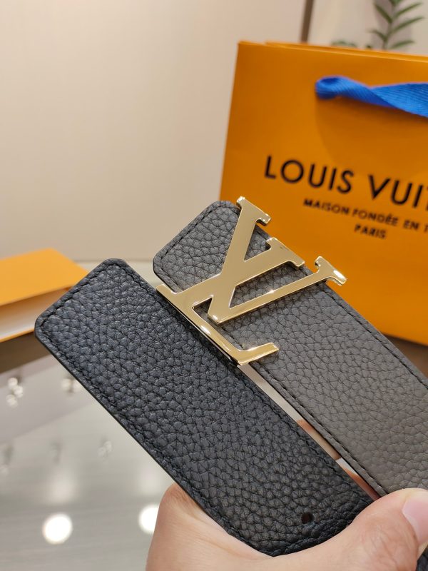 Louis Vuitton chiều rộng 40mm nguyên bản đúc nút thép