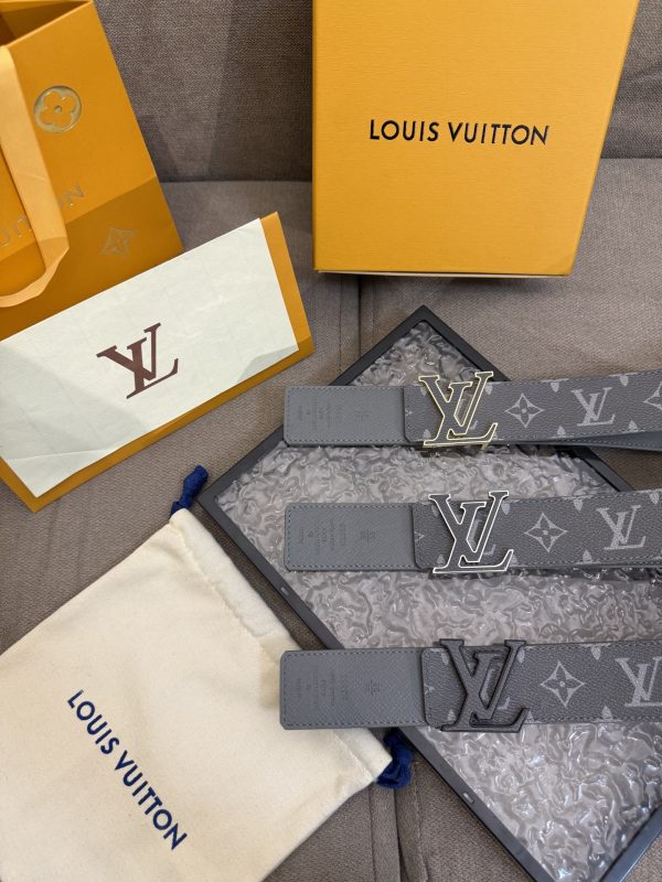 Louis Vuitton chiều rộng 40mm nguyên bản đúc nút thép