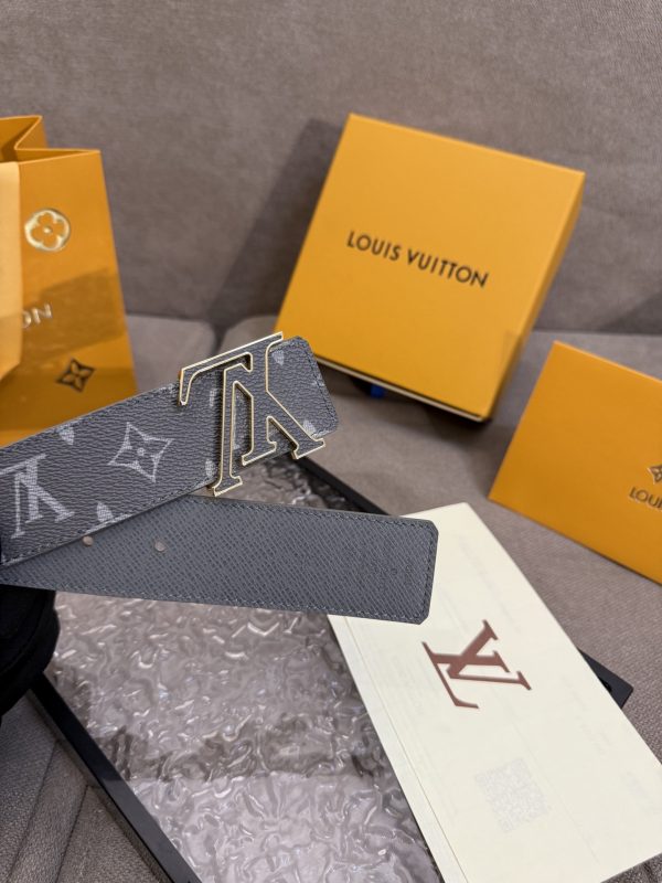 Louis Vuitton chiều rộng 40mm nguyên bản đúc nút thép