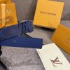Louis Vuitton chiều rộng 40mm nguyên bản đúc nút thép