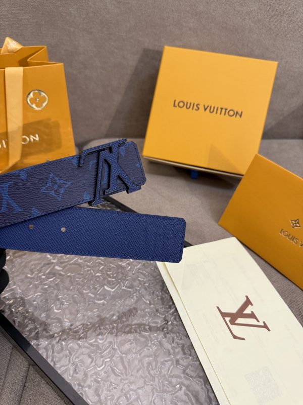 Louis Vuitton chiều rộng 40mm nguyên bản đúc nút thép
