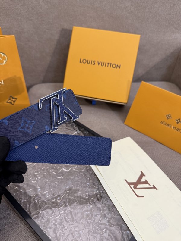 Louis Vuitton chiều rộng 40mm nguyên bản đúc nút thép