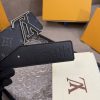 Louis Vuitton chiều rộng 40mm nguyên bản đúc nút thép