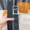 Louis Vuitton chiều rộng 40mm nguyên bản đúc nút thép