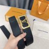 Louis Vuitton chiều rộng 40mm nguyên bản đúc nút thép