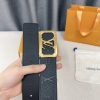 Louis Vuitton chiều rộng 40mm nguyên bản đúc nút thép