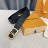 Louis Vuitton chiều rộng 40mm nguyên bản đúc nút thép