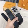 Louis Vuitton chiều rộng 40mm nguyên bản đúc nút thép