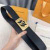 Louis Vuitton chiều rộng 40mm nguyên bản đúc nút thép