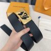 Louis Vuitton chiều rộng 40mm nguyên bản đúc nút thép