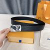 Louis Vuitton chiều rộng 40mm nguyên bản đúc nút thép