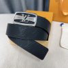 Louis Vuitton chiều rộng 40mm nguyên bản đúc nút thép